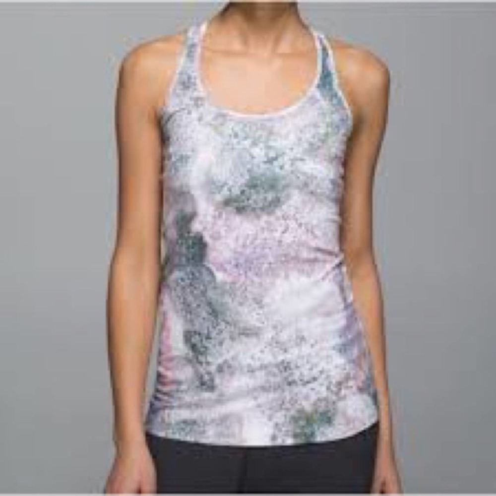 Lululemon Cool Racerback Sugar Crush Tank Size 4